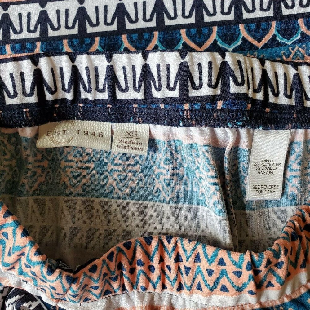 C Apparel Womens Maxi Skirt Multicolored Peach XS - Picture 5 of 6